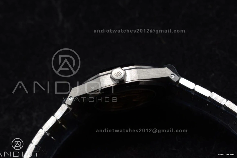 Edition 37mm Best Bracelet 15454 Super APSF Affordable 1033 SA3120 Dial Textured Oak On Frosted SS 1:1 White Royal Clone SS 0406